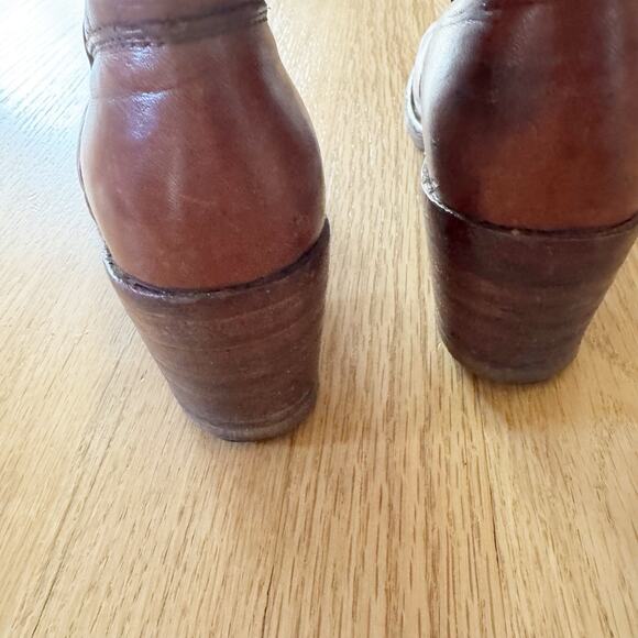 Fyre Campus Cuff Pull On Boots Made in USA Vintage Size 8.5B 8515 - Picture 6 of 6